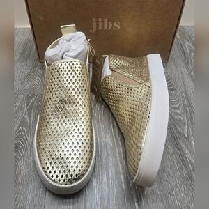 Gold Slip-On‎ Shoes Jibs Mens